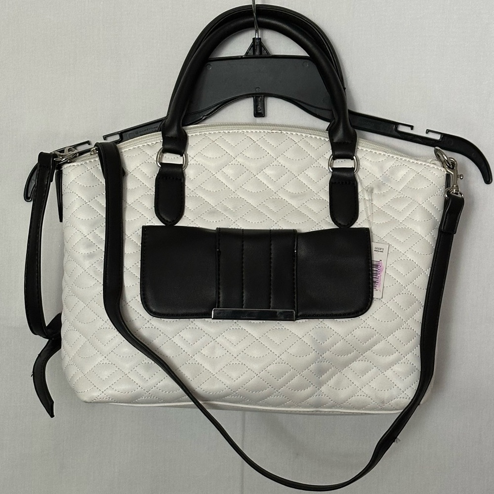 77 - NEW Updated by Sears Imitation Leather Quilted Satchel Shoulder Bags